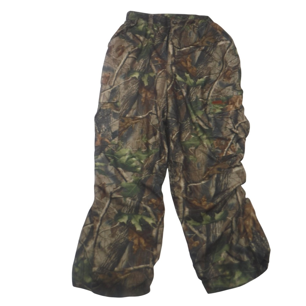 Woolrich RealTree Hardwoods Camo Cargo‎ Hunting Pants Mens L Lined Camouflage